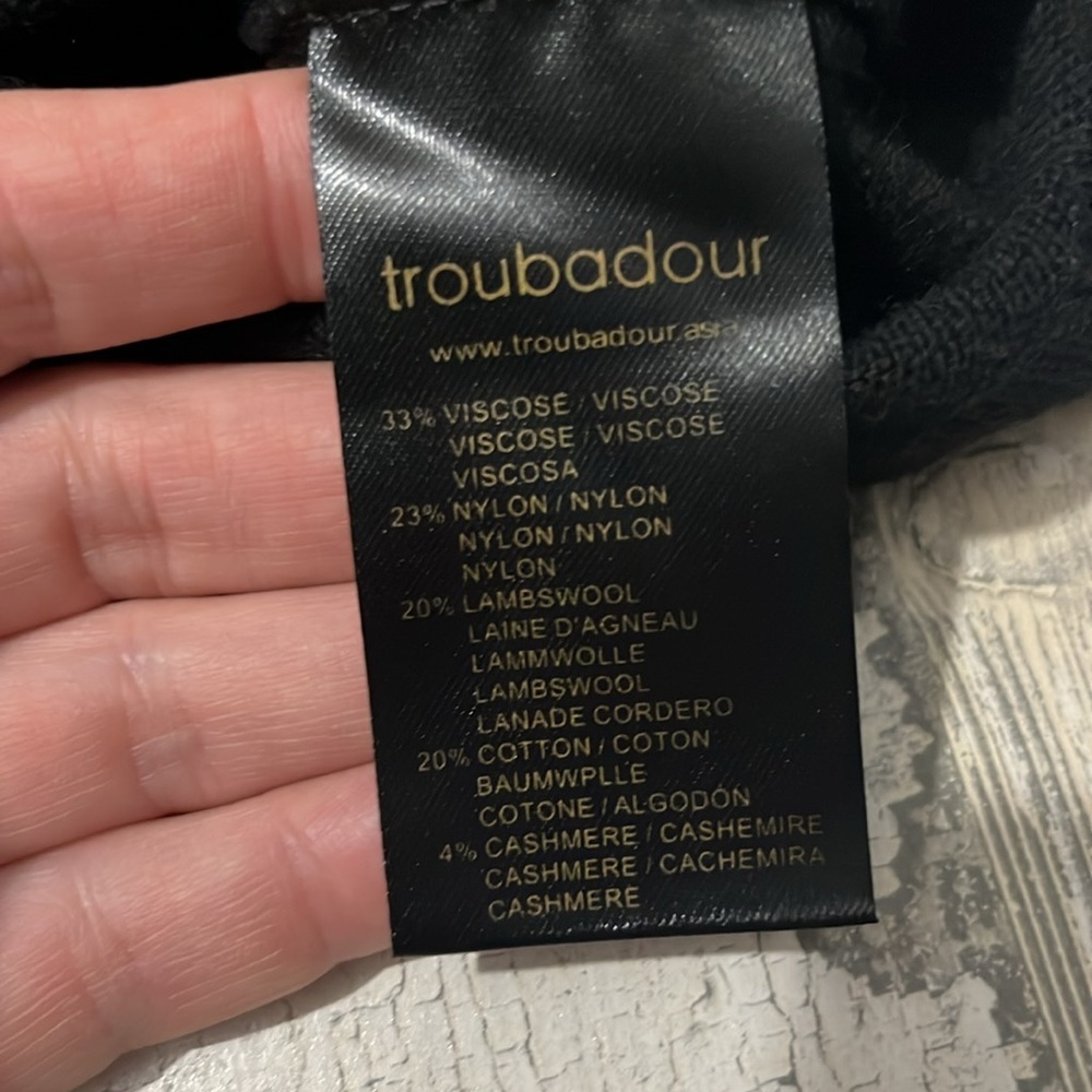 Troubadour floral Lambswool Blend Sweater Size XS - Picture 8 of 8